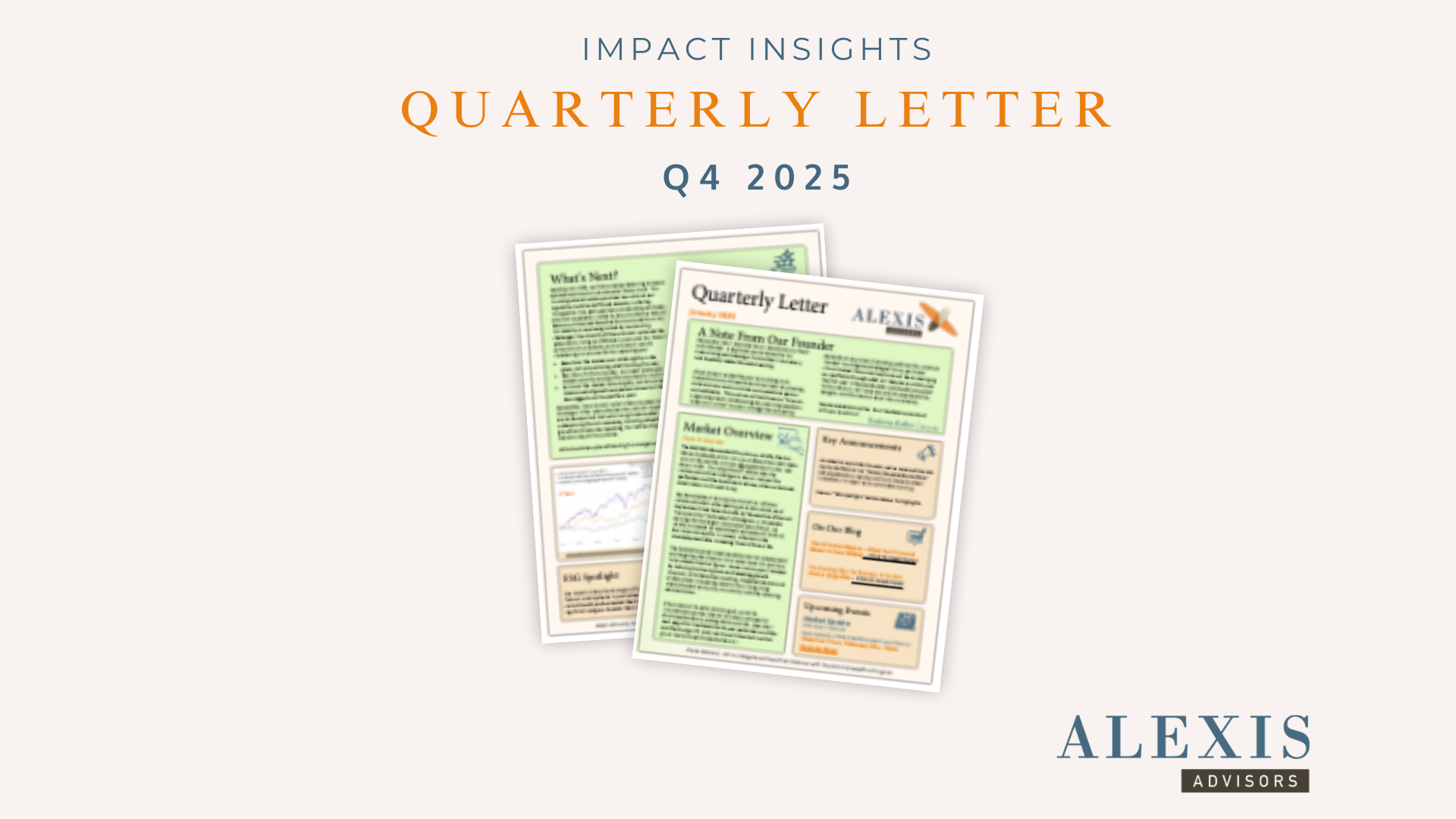 Impact Insights: Our Quarter 4 2025 Client Letter